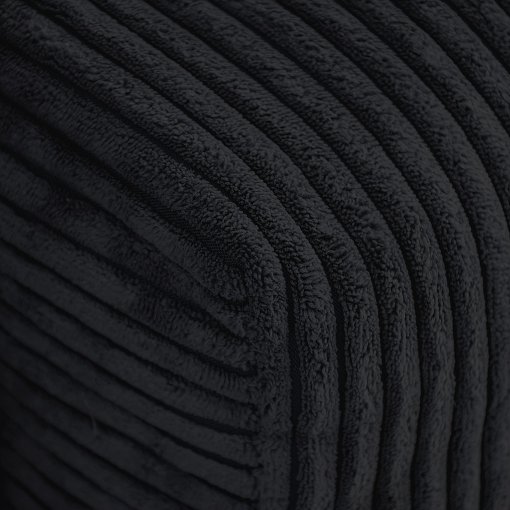 Modular Sectional Sofa, 102.36inch Loveseat Sofa, Corduroy Fabric Upholstered Couch with 4 Pillows