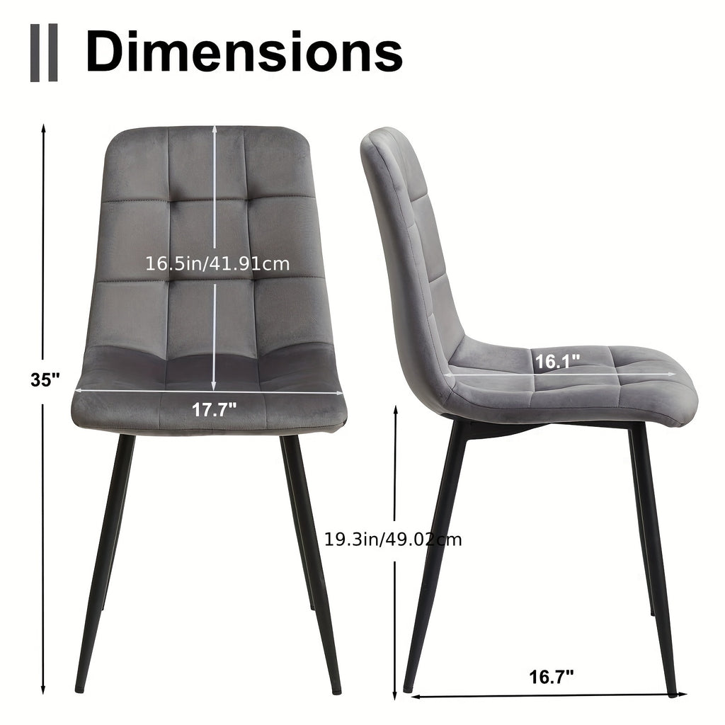 5pcs Round Dining Table Set for 4 - Mid-Century Modern Brown Dinner Table with 4 Chairs, Coffee Table & Chairs with Metal Legs Soft Cushion for Kitchen Dining Room, Apartment