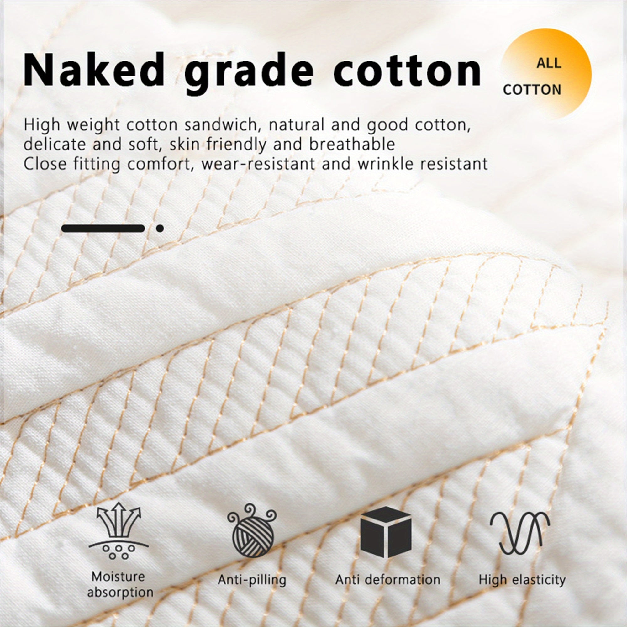 Home Refresh Elegant Beige Cotton Sofa Slipcover with Geometric Pattern - Non-Slip, Washable Couch Cover for 1\u002F2-Seater Sofas, Ideal for Pets & Youngsters, Contemporary Decor Furniture Protector, Couch Covers for Sofa