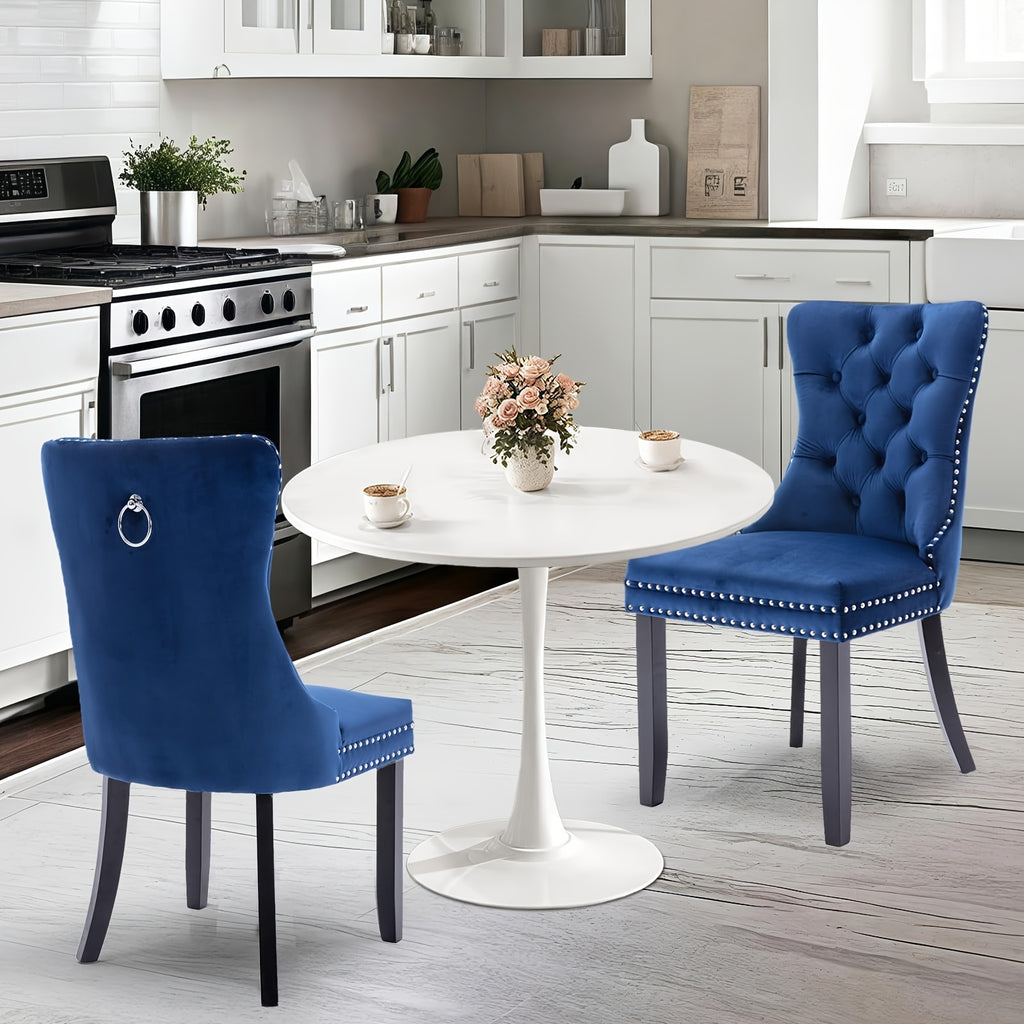 SoarFlash White Round Dining Table, 24\