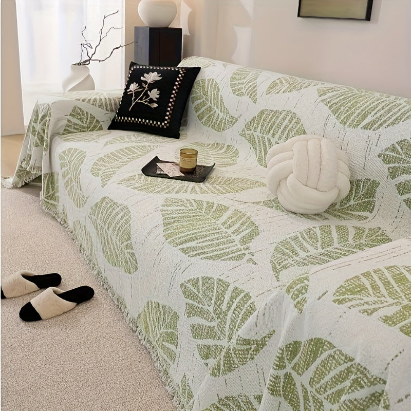 Bohemian Style Sofa Cover, Cotton Material Suitable for 1\u002F2\u002F3\u002F4-Seater Non-Slip Couch Protector, Soft & Comfortable, Easy Care, Pet-Friendly Multi-Functional