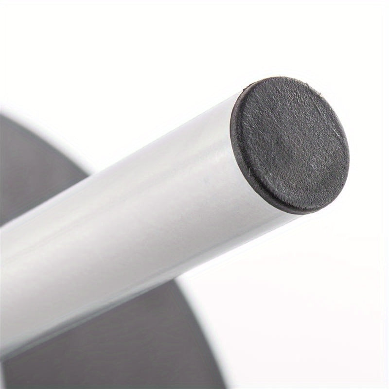 Classic Style 2-Chair Metal Dining Set, Black PVC Table and Chairs, No Wood, Electricity-Free, for Breakfast and Meals