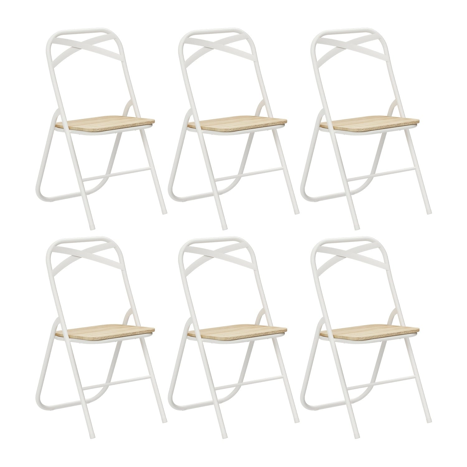5\u002F7pcs FurnitureR Portable Folding Table and Chair Set, Modern Lightweight Design, Easy Assembly, Uncharged, with 42.9\