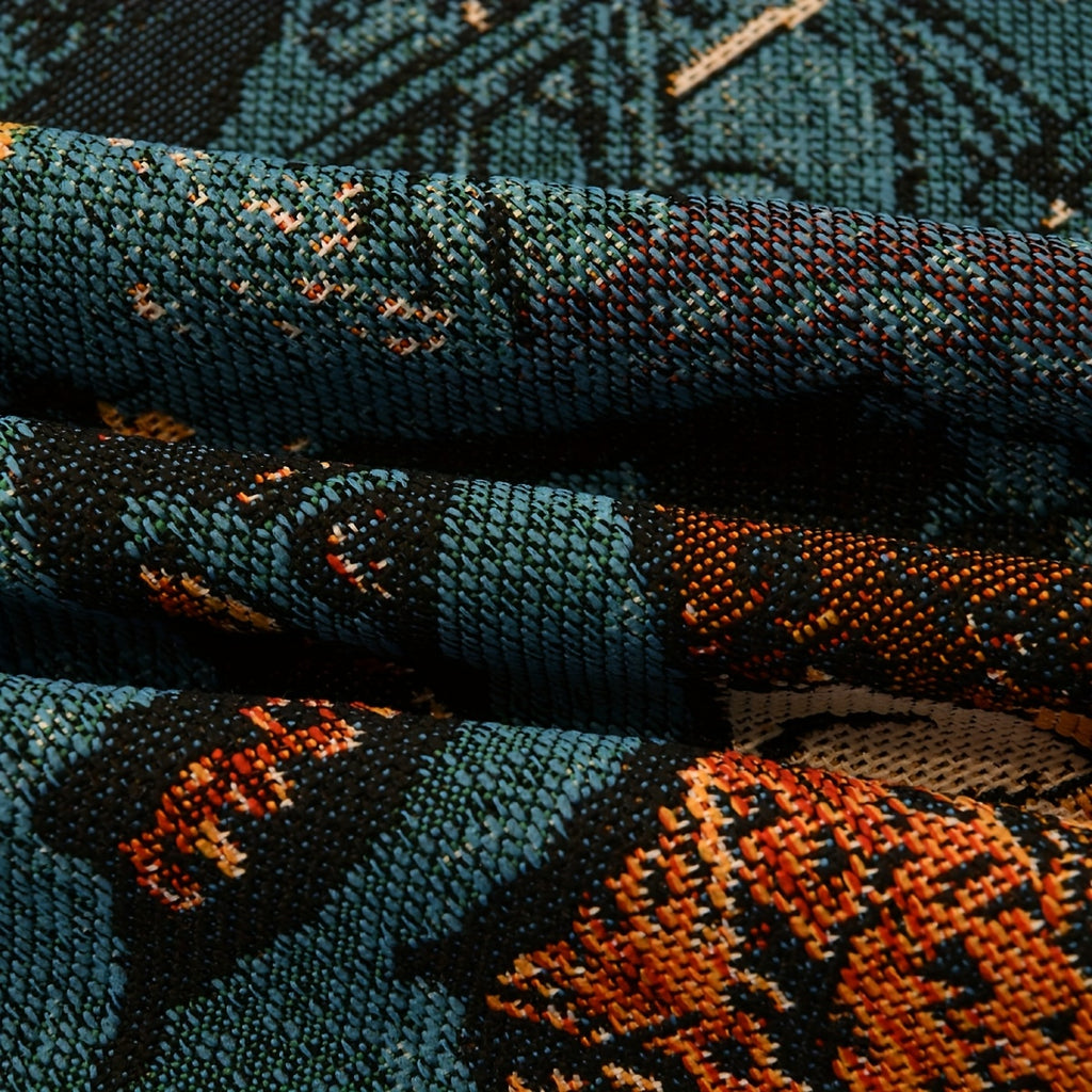 Bohemian Style Sofa Cover, Cotton Material Suitable for 1\u002F2\u002F3\u002F4-Seater Non-Slip Couch Protector, Soft & Comfortable, Easy Care, Pet-Friendly Multi-Functional